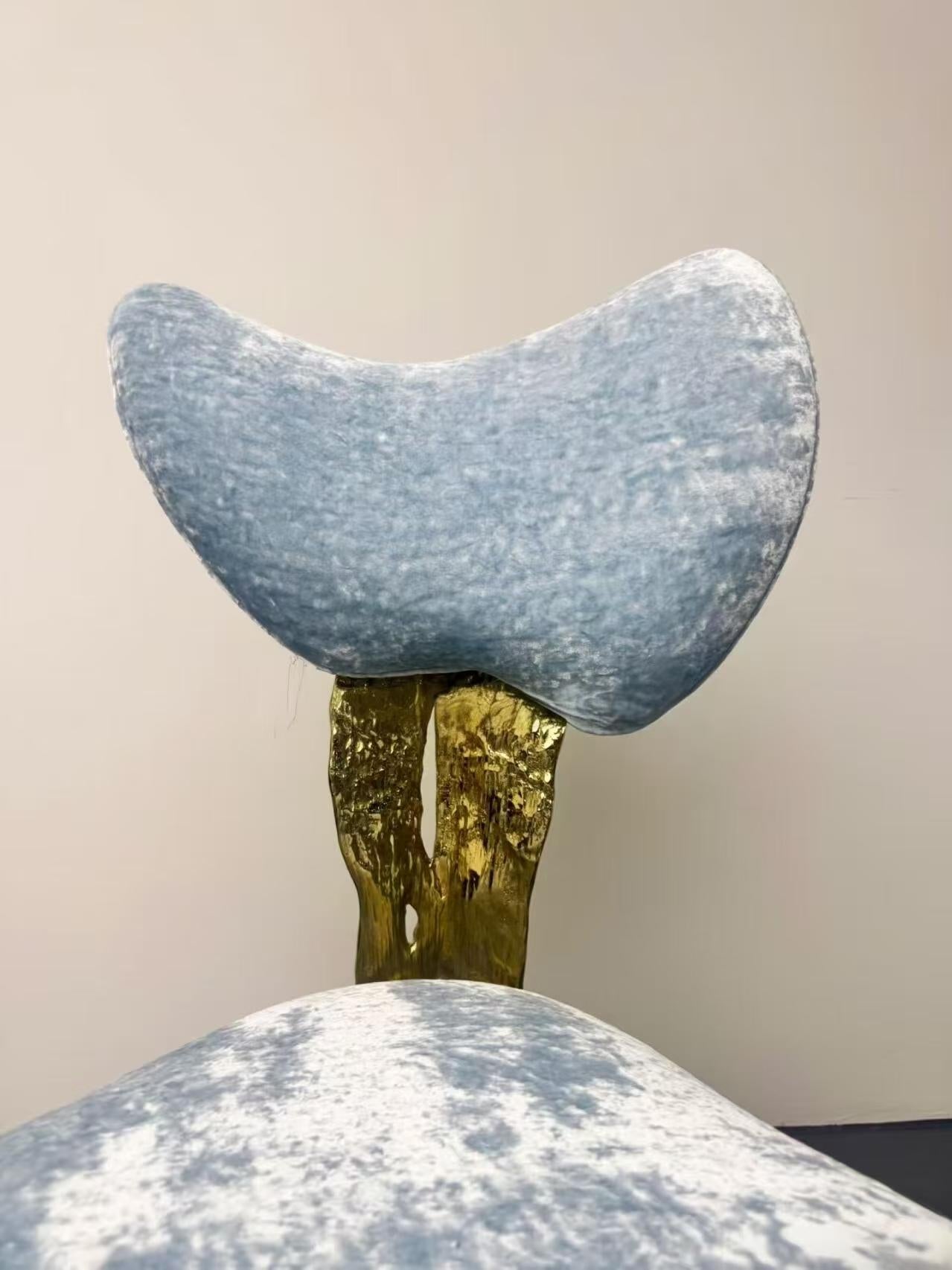 Luxury Italian Brass Dining Chair Design