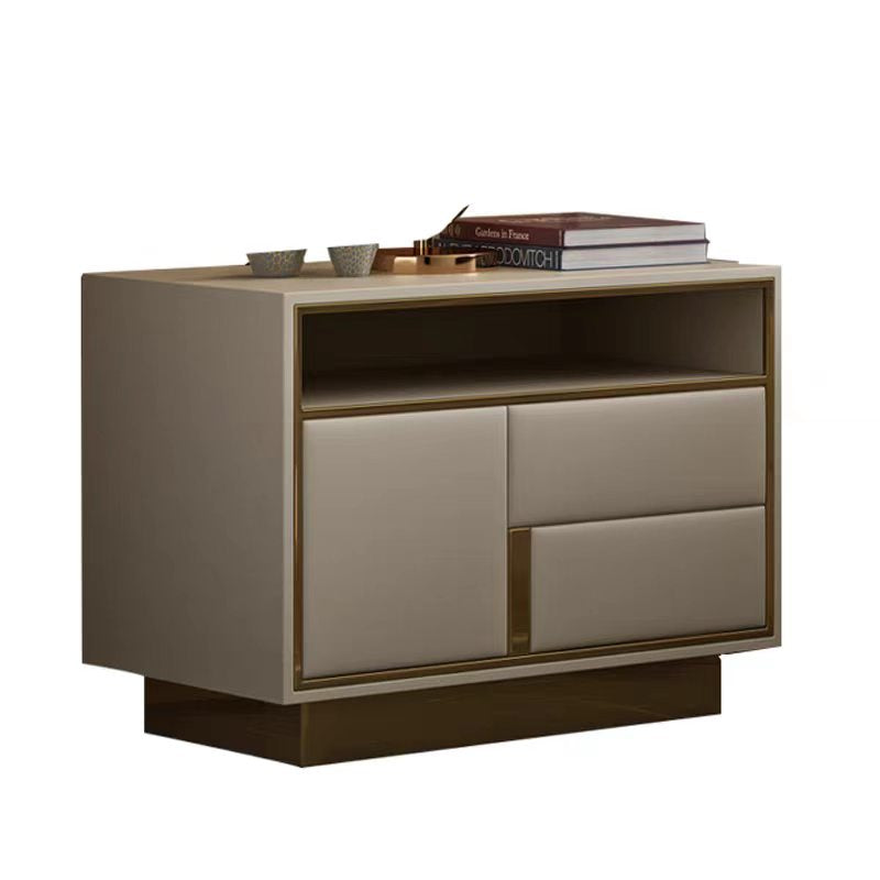 Luxury Italian Velvet Bedside Cabinet