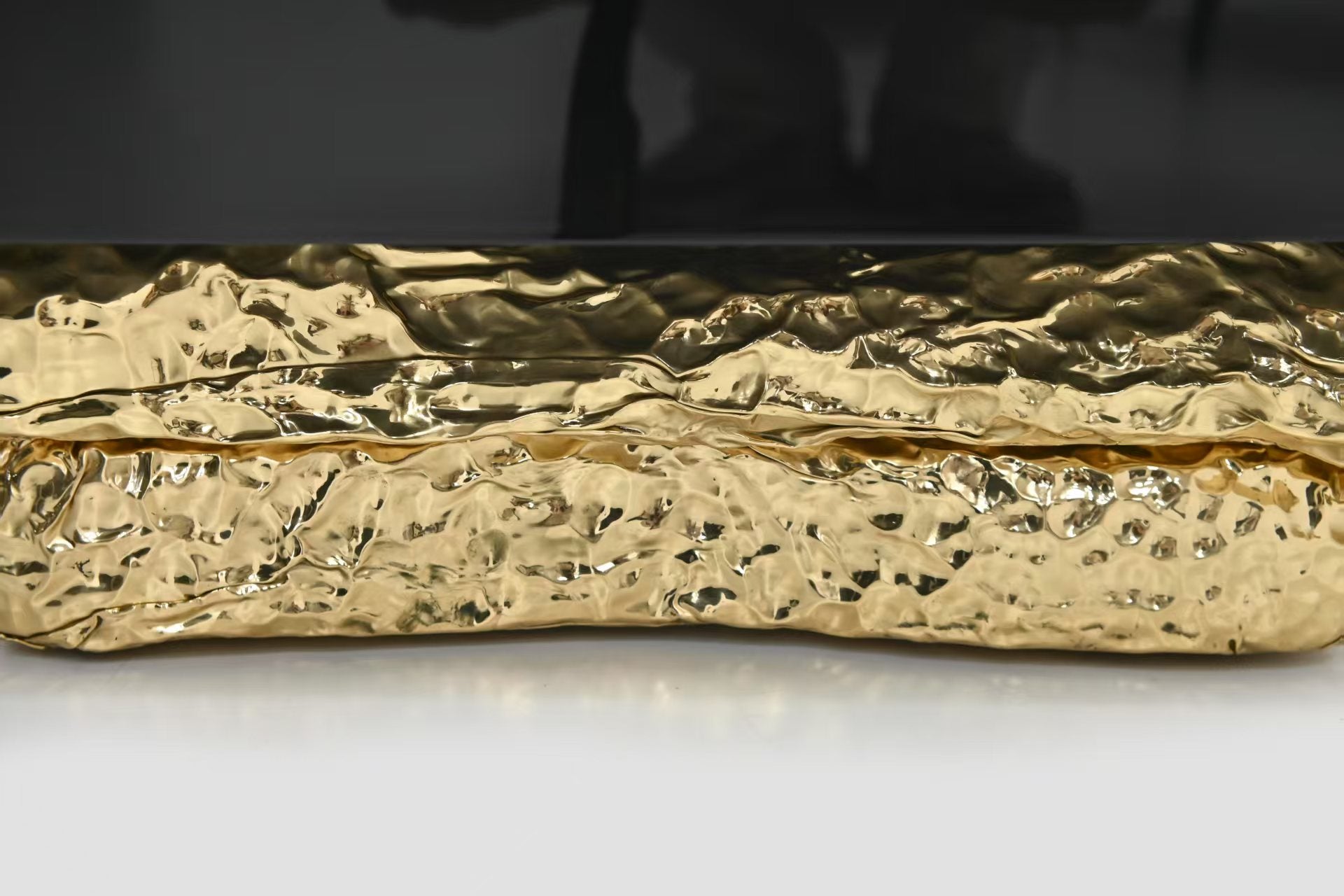 Luxury Italian Brass Bedside Cabinet
