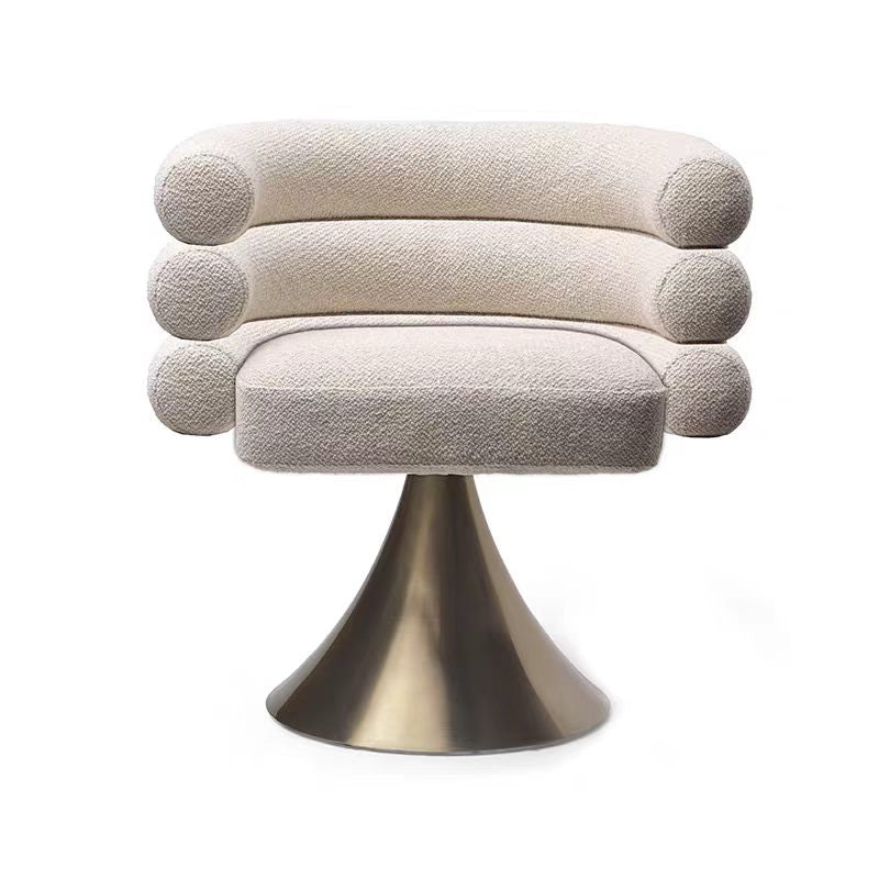 Luxury Italian Stainless Steel Bar Chair