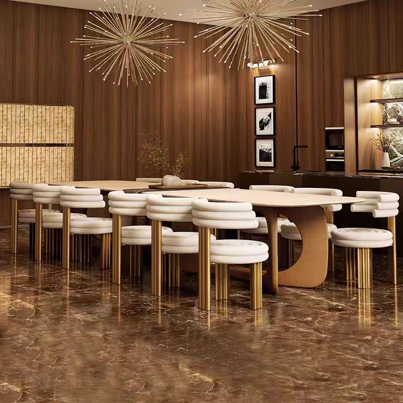 Luxury Modern Stainless Steel Dining Chair