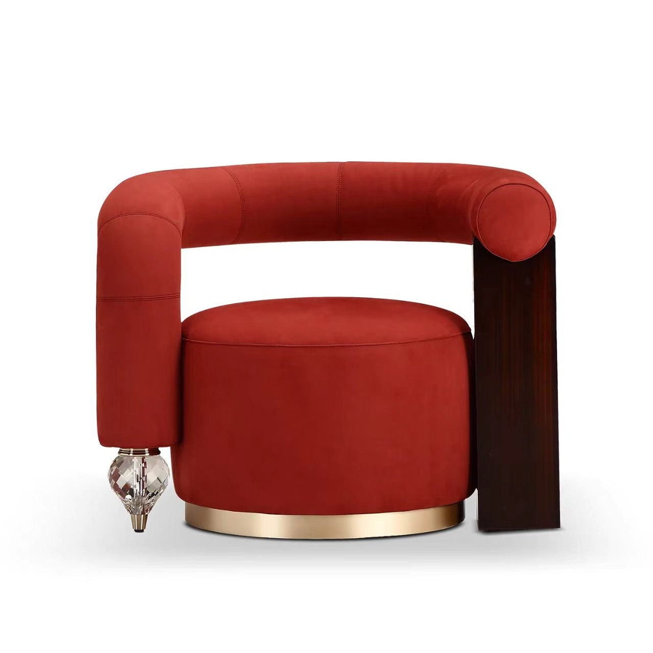 Luxury French Crystal Lounge Chair