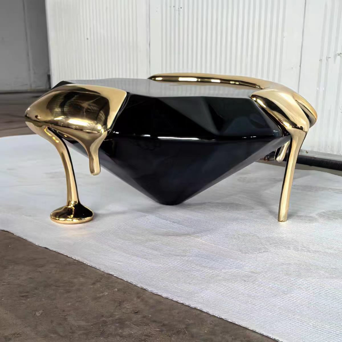 Luxury Italian Irregular Diamond Coffee Table