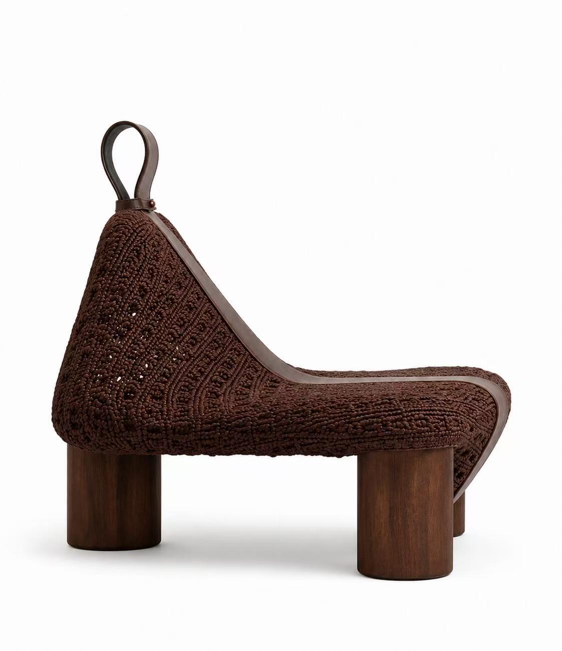 Luxury Italian Handwoven Designer Chair