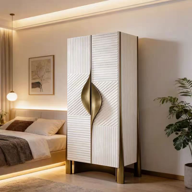 Luxury Crocodile Leather Vanity Cabinet Design