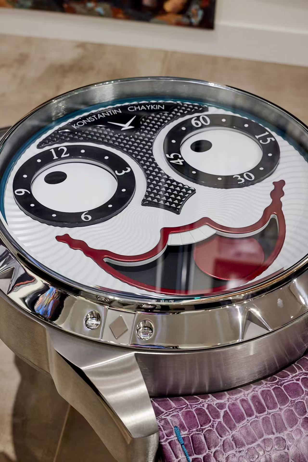 Luxury Italian Watch-Inspired Coffee Table