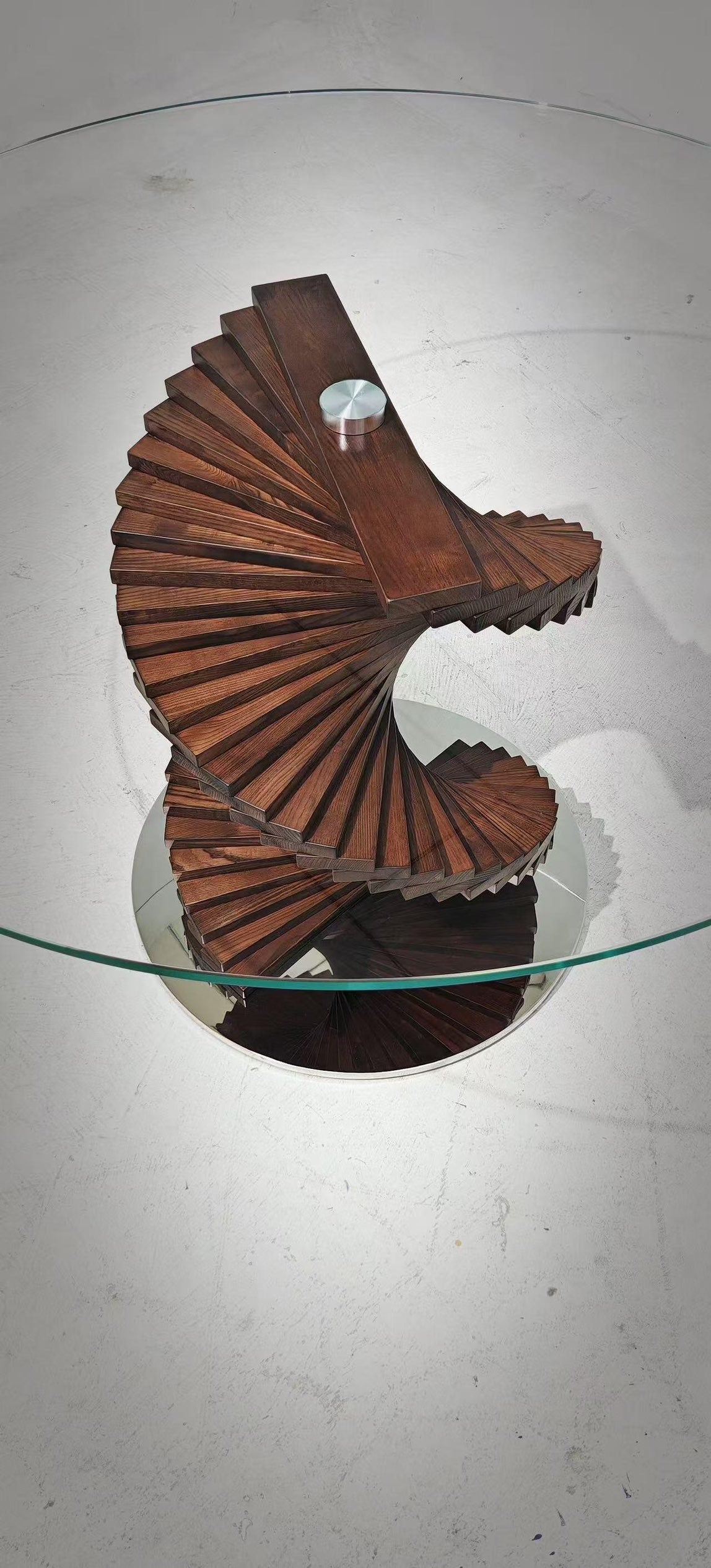Italian Modern Rotating Dining Table