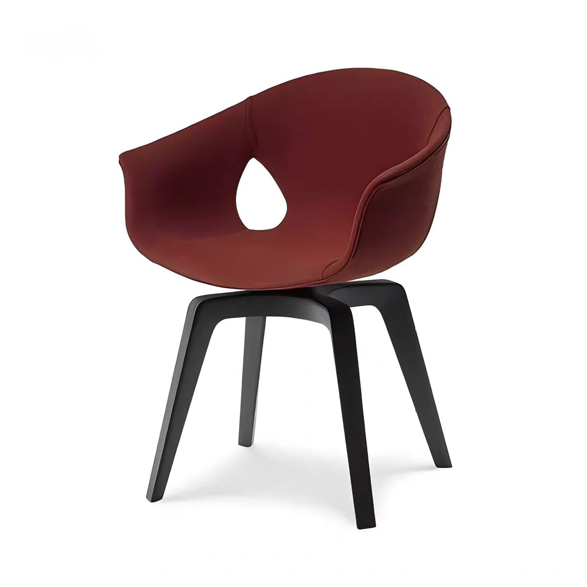 Luxury Nordic Leather Armchair