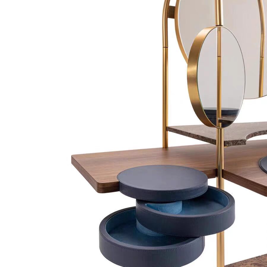 Luxury Italian Vanity Table with Mirror