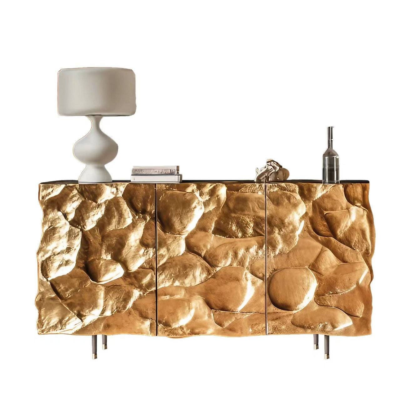 Luxury Italian Antique Bronze Sideboard