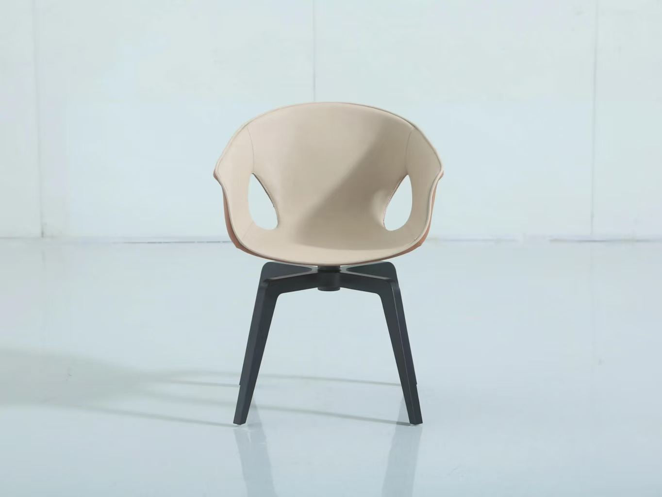 Luxury Nordic Leather Armchair