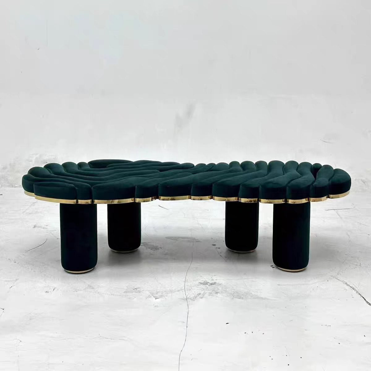 Luxury Italian Irregular Designer Bench