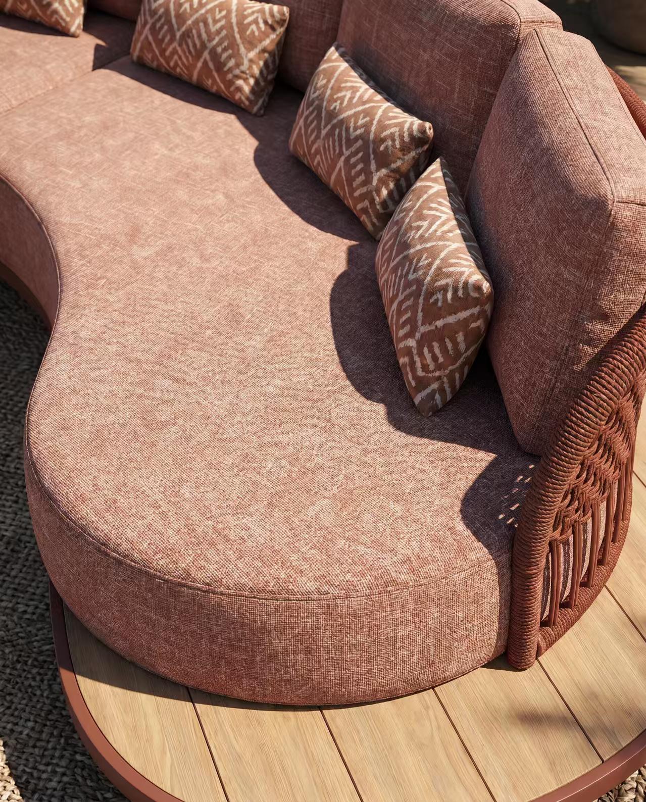 Luxury Italian Super Moon Chenille Sofa