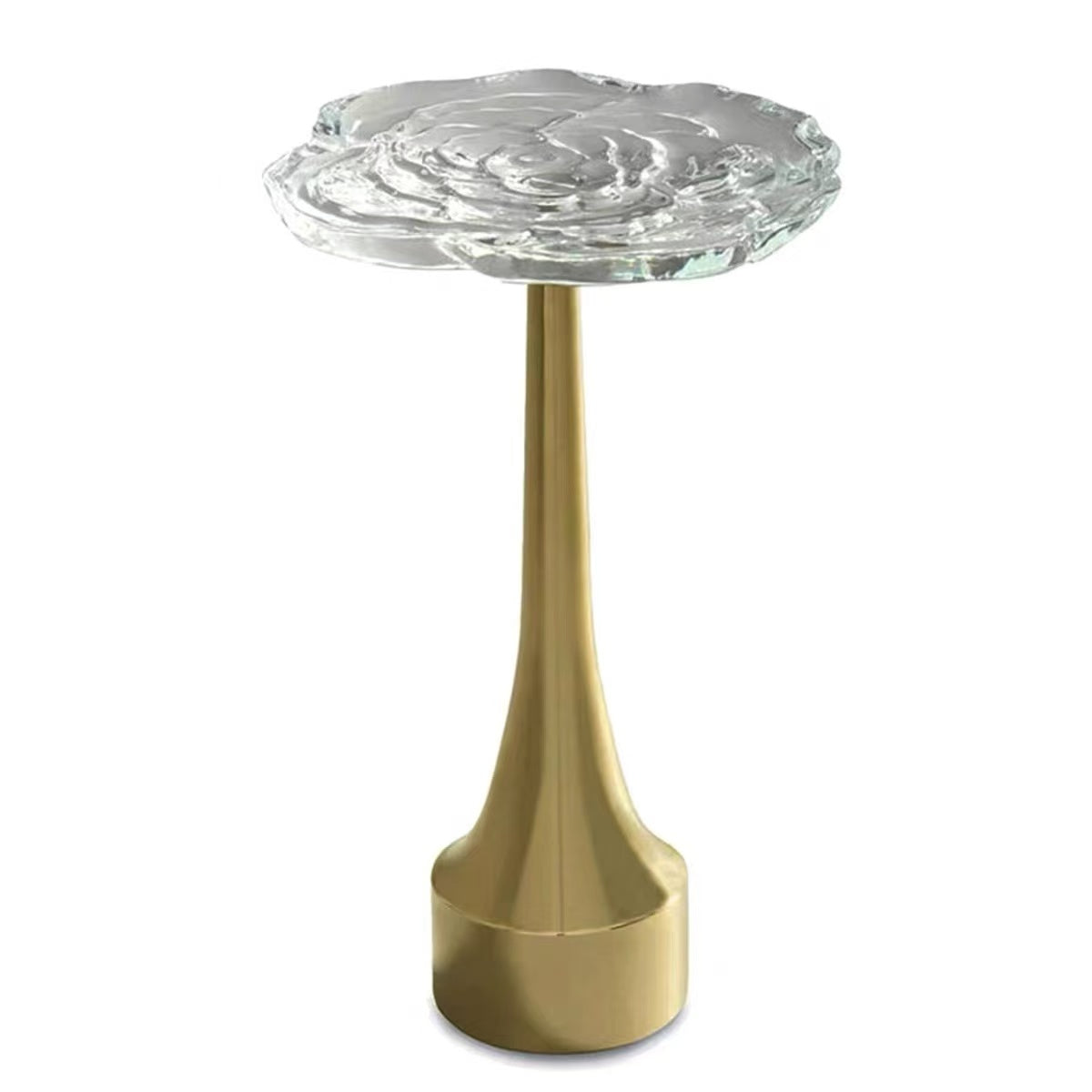 Luxury American Crystal Rose Side Table