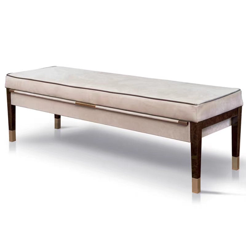Luxury Italian Leather Bed Bench