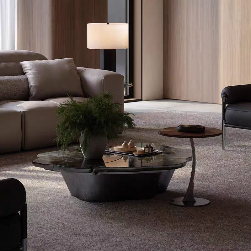 Luxury Italian Amazon Green Stone Coffee Table