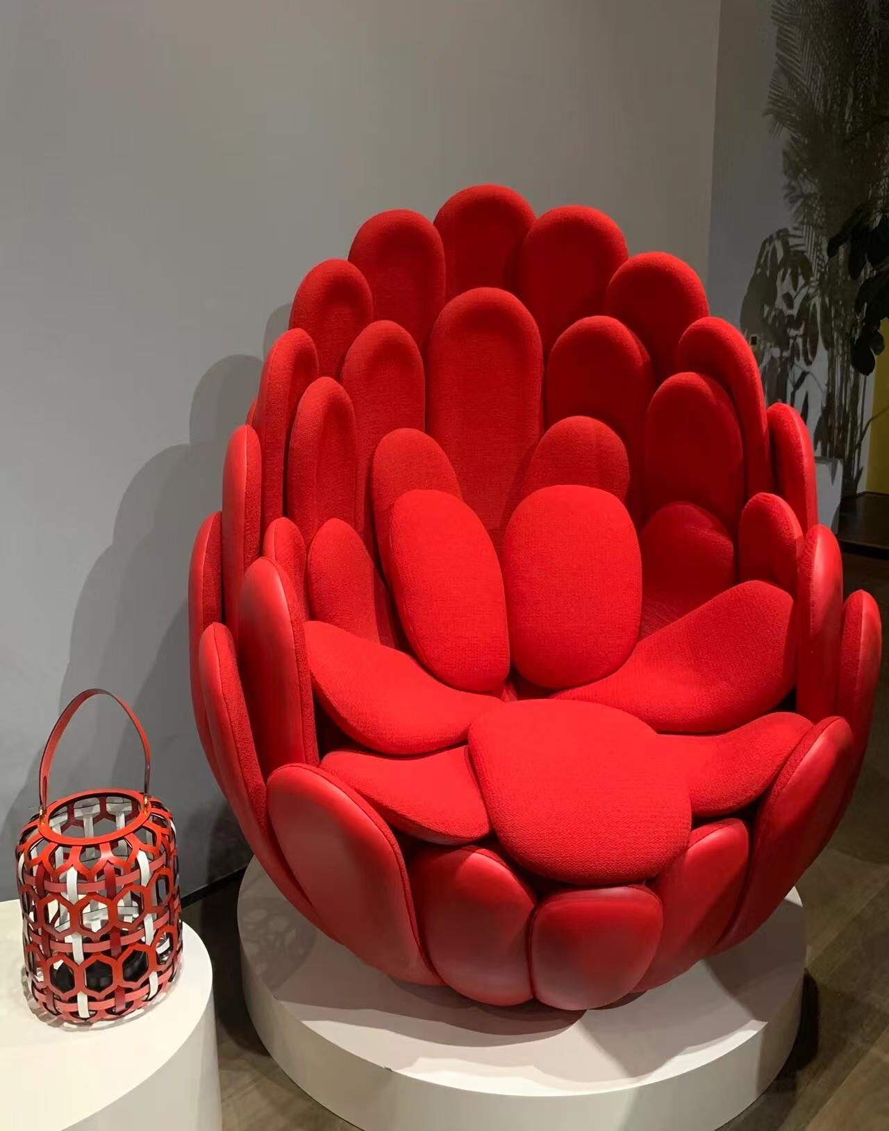 Luxury Italian Nest Petal Lounge Chair