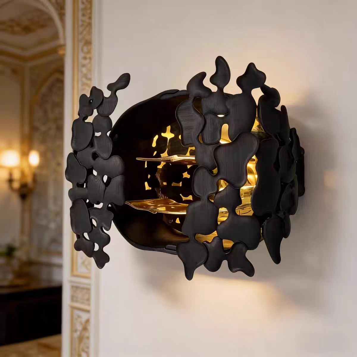 Luxury Nordic Petal Wall Cabinet