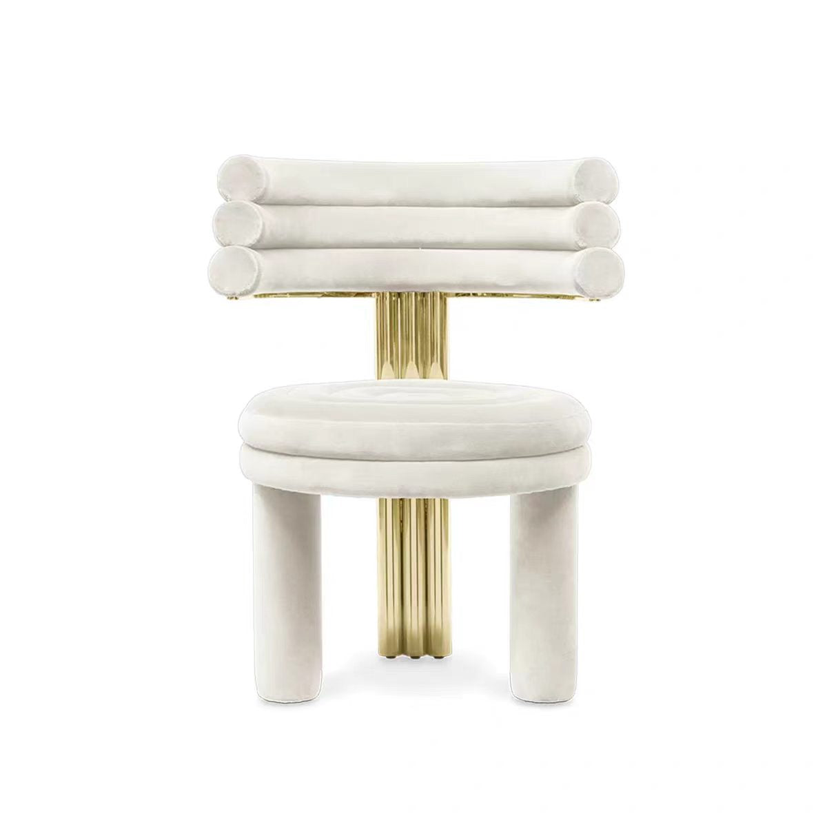 Luxury Modern Stainless Steel Dining Chair