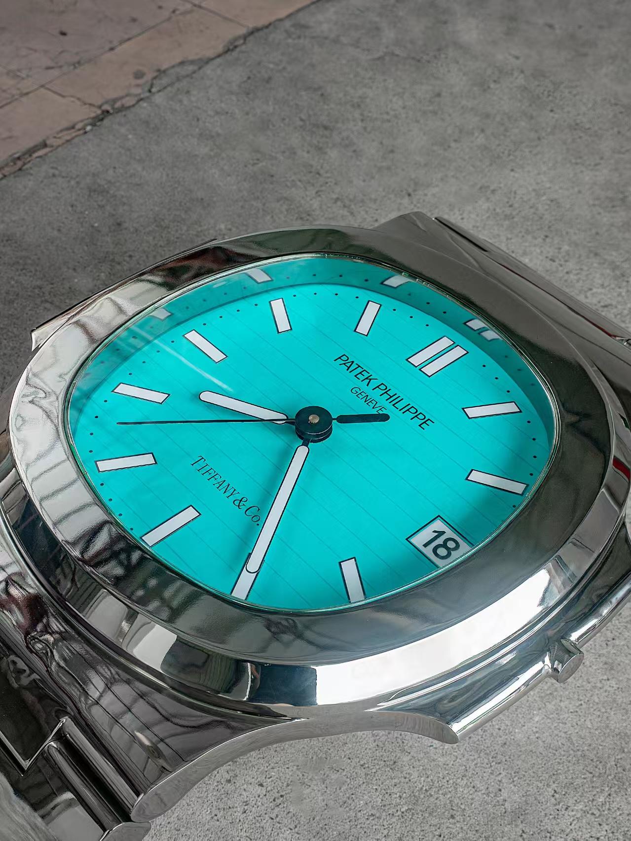 Italian Designer Clock Coffee Table