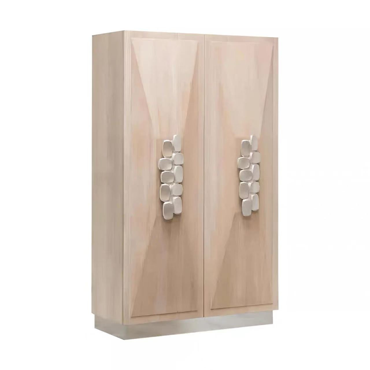 Luxury Solid Wood Wine Cabinet Design