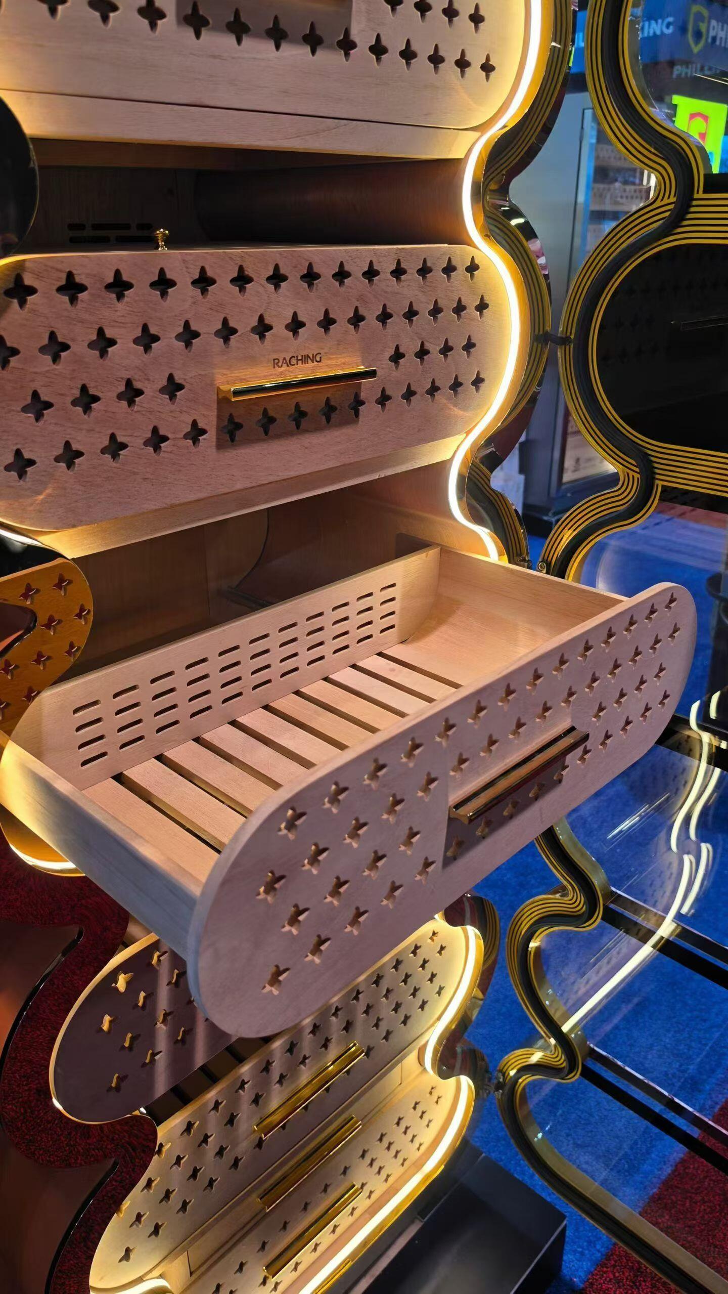 Luxury Italian Smart Cigar Cabinet