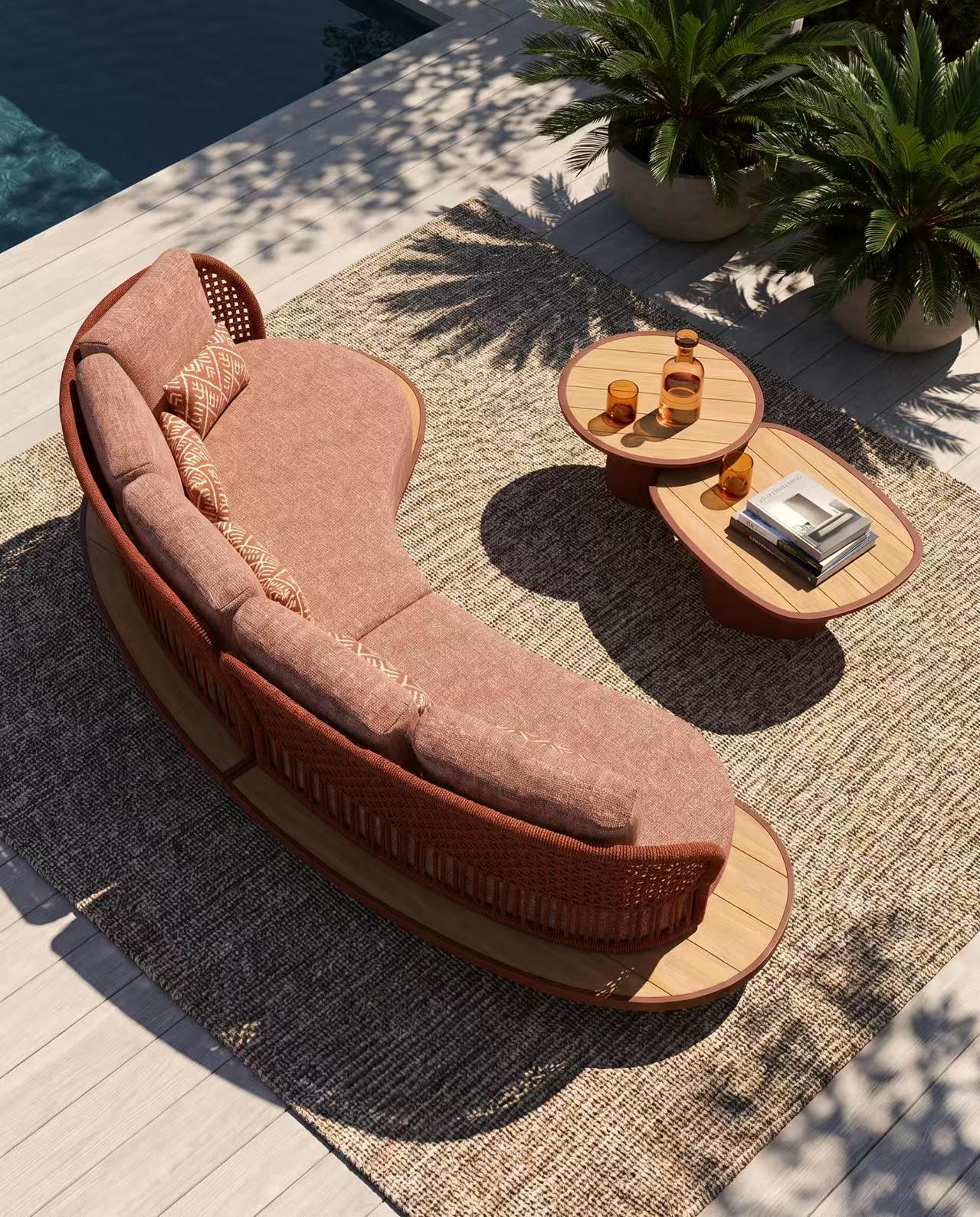Luxury Italian Super Moon Chenille Sofa