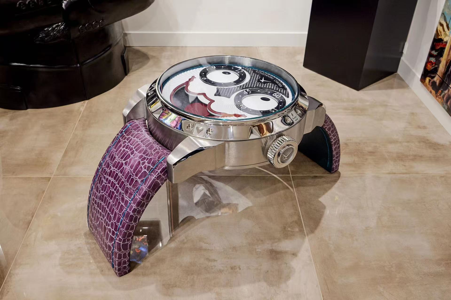 Luxury Italian Watch-Inspired Coffee Table