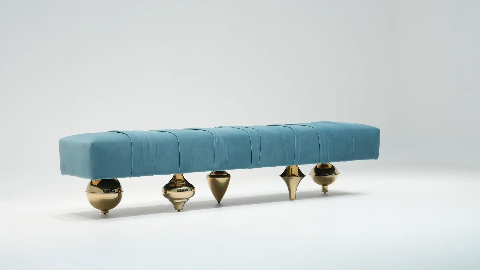 Luxury Modern Upholstered Bed Bench