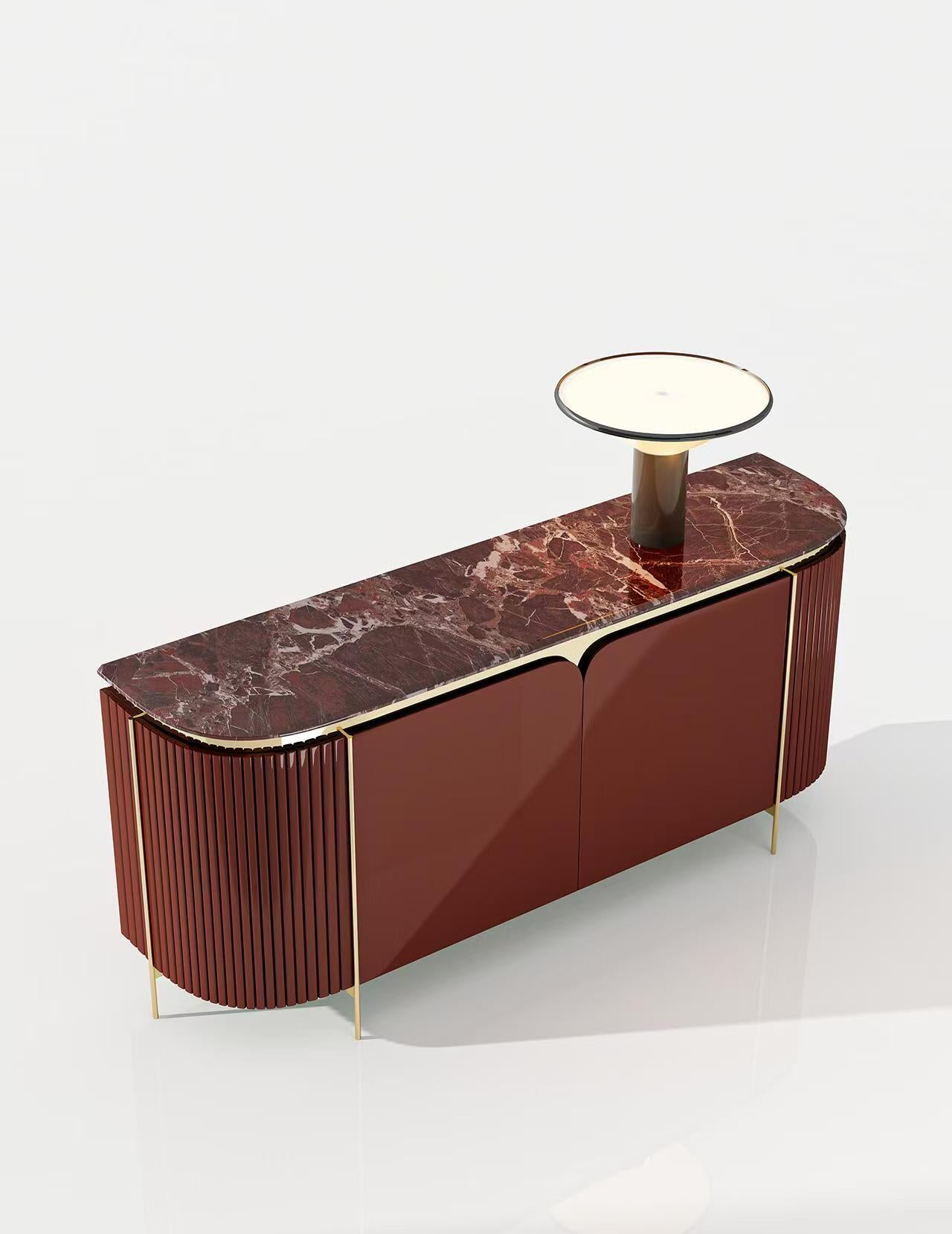 Luxury Nordic Marble Sideboard