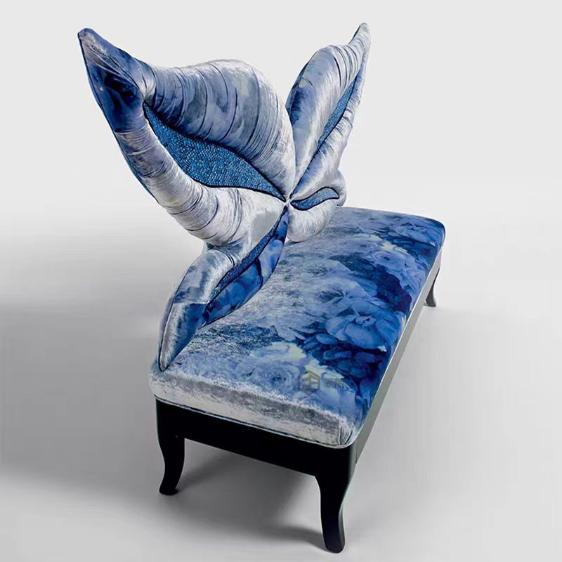 Custom Butterfly Accent Chair for Luxury Villa & Hotel Projects