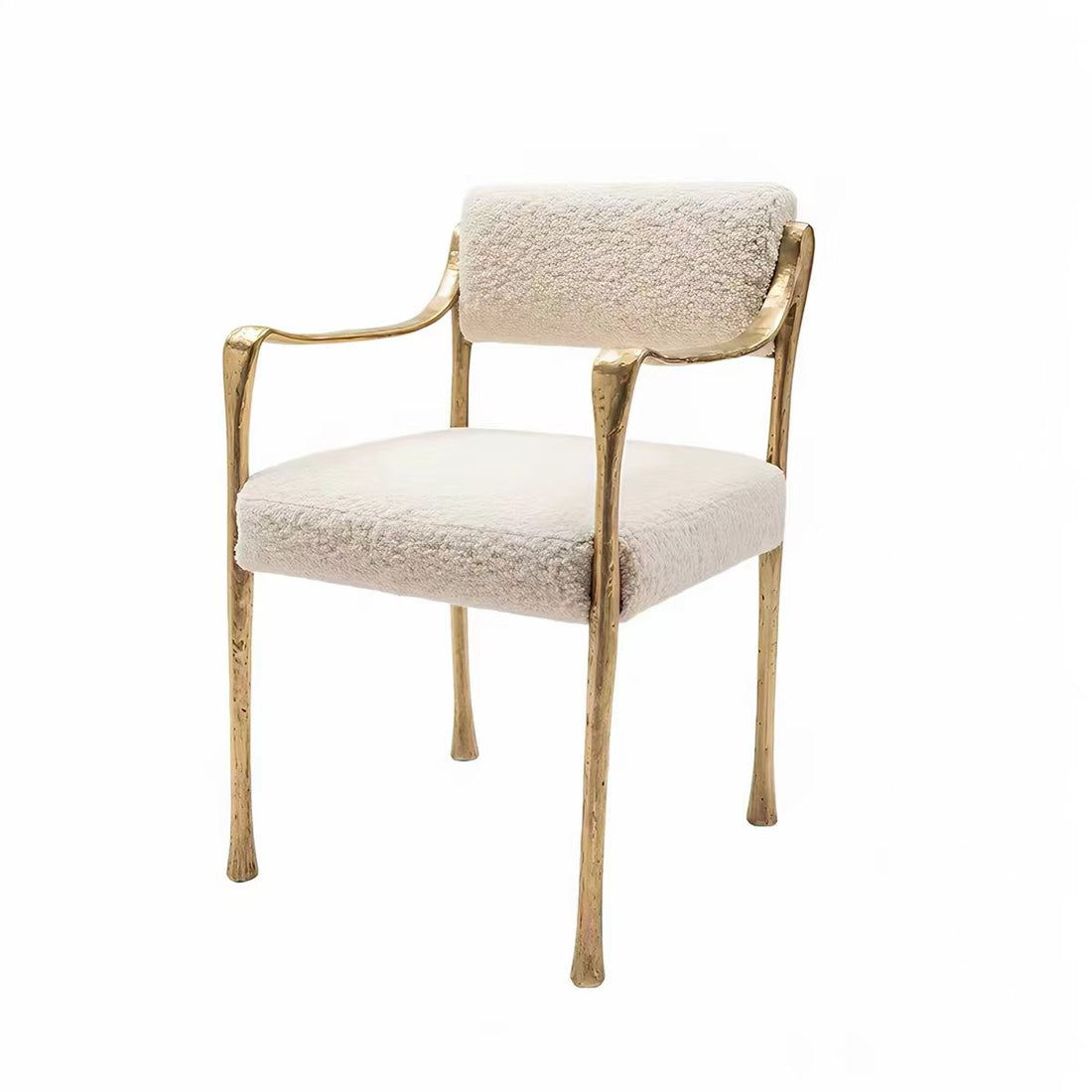 Custom Luxury Fabric Dining Chair for Villa & Hotel Projects