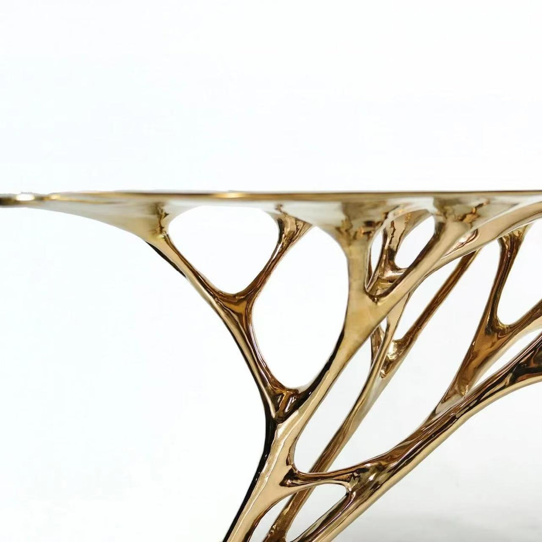 Custom Solid Copper Coffee Table for Luxury Villa & Hospitality Projects