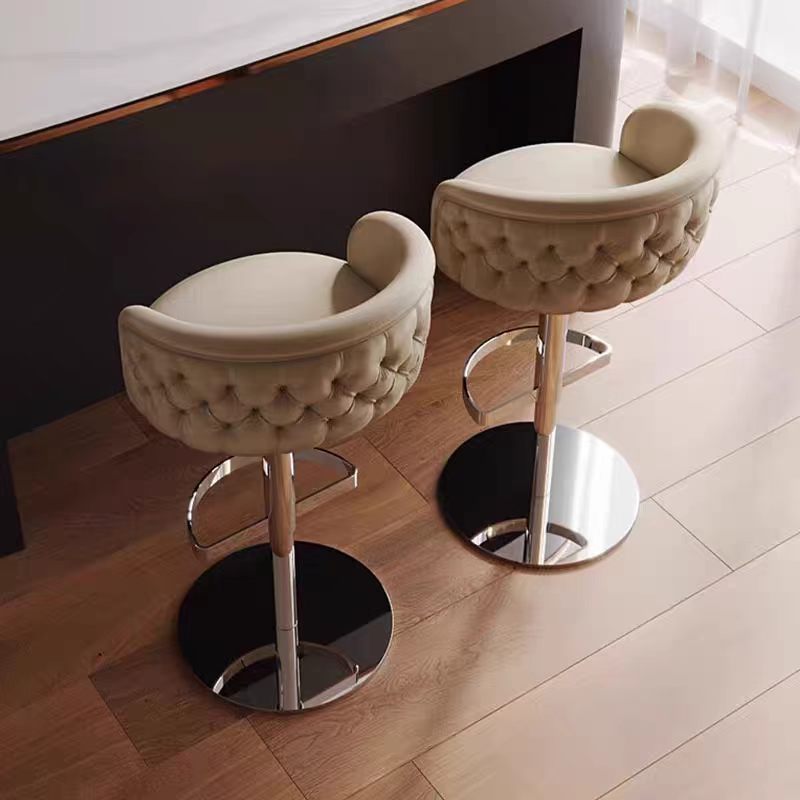 Custom Swivel Bar Stool for Luxury Villa & Hospitality Projects