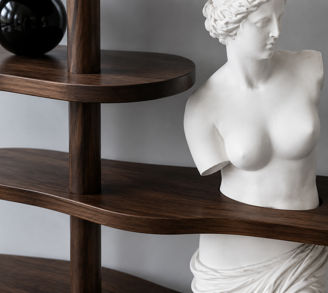 Luxury Artistic Sculpture Bookshel