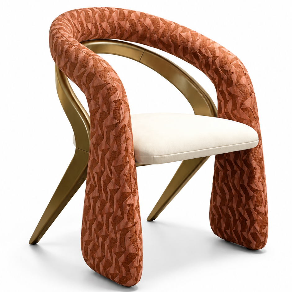 Luxury Italian Vintage Lounge Chair