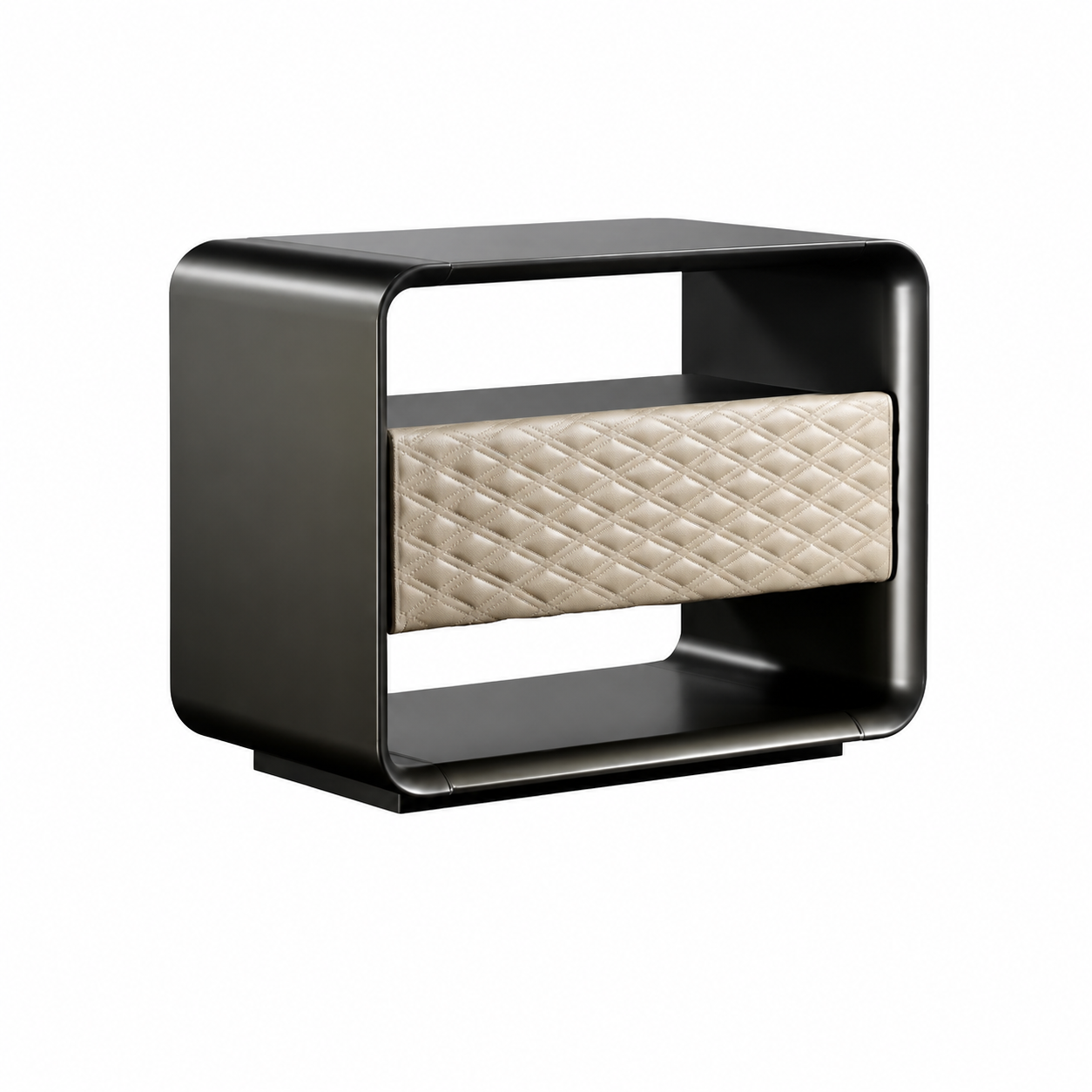 Luxury Italian Velvet Bedside Cabinet