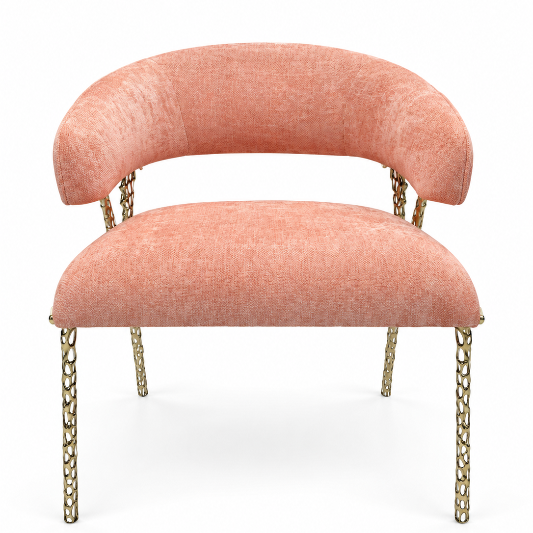 Luxury Italian Copper Dining Chair