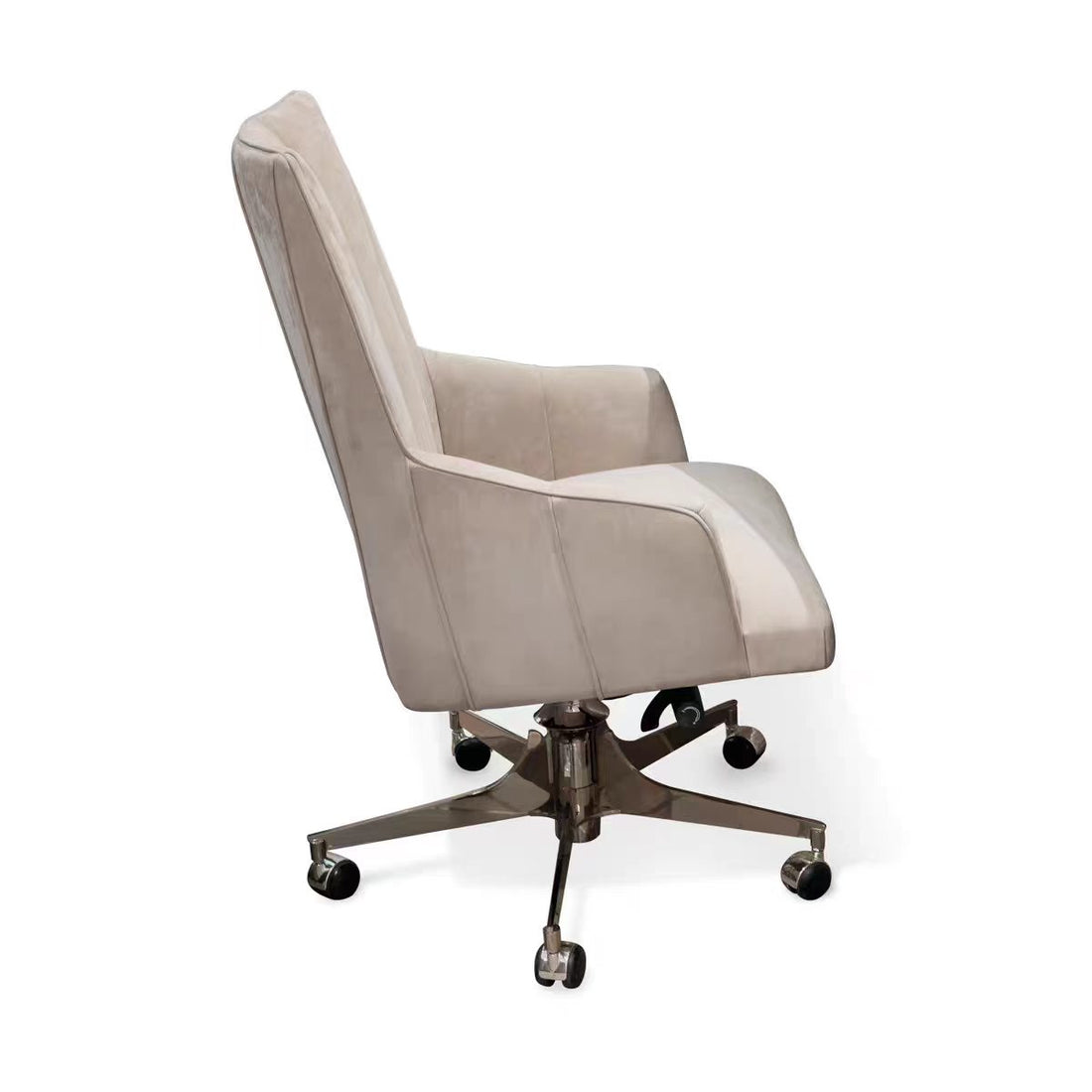 Handcrafted Ginsberg Stainless Steel Wood Armchair