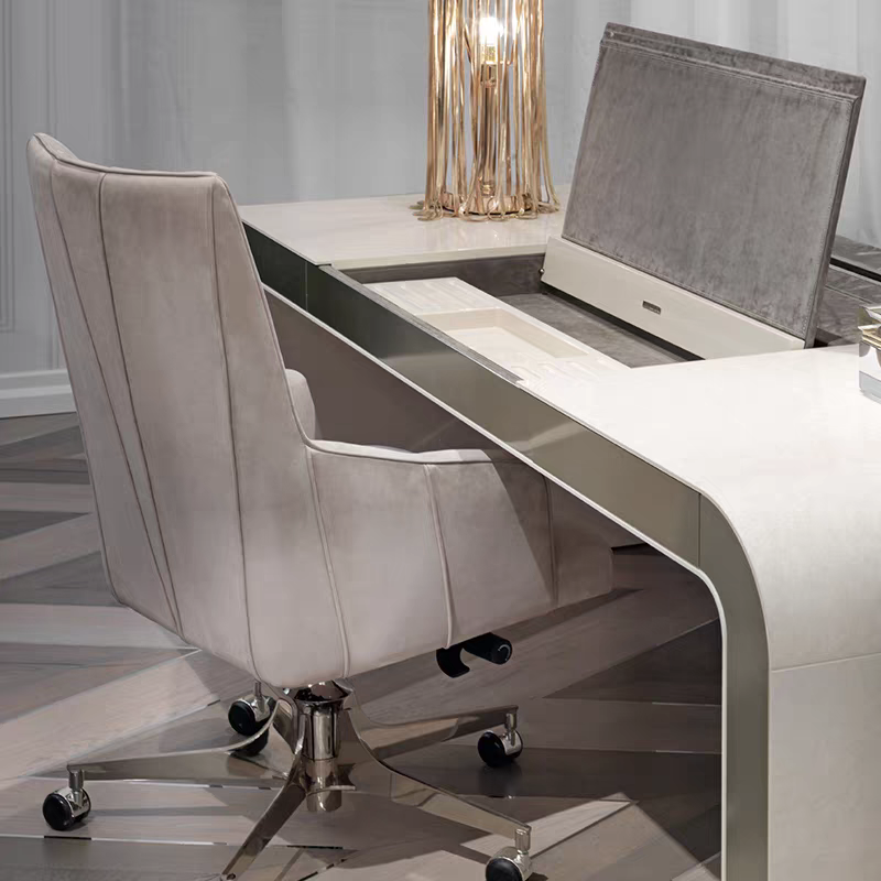 Handcrafted Ginsberg Stainless Steel Wood Armchair