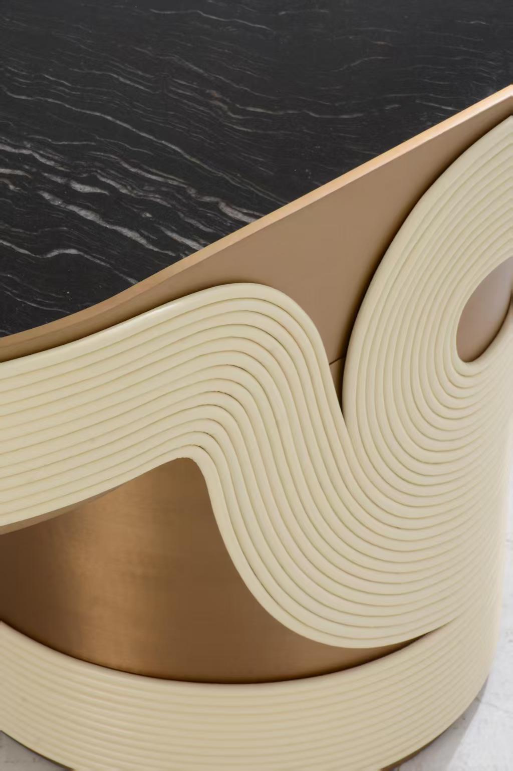 Italian Contemporary Marble Bedside Table