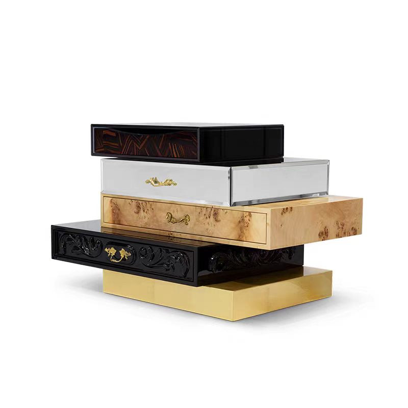 Italian Designer Layered Floating Drawer Coffee Table