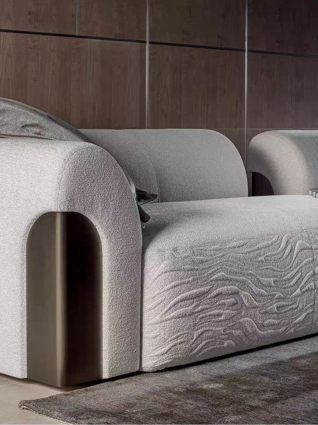 Italian Luxury Fabric Designer Modular Sofa