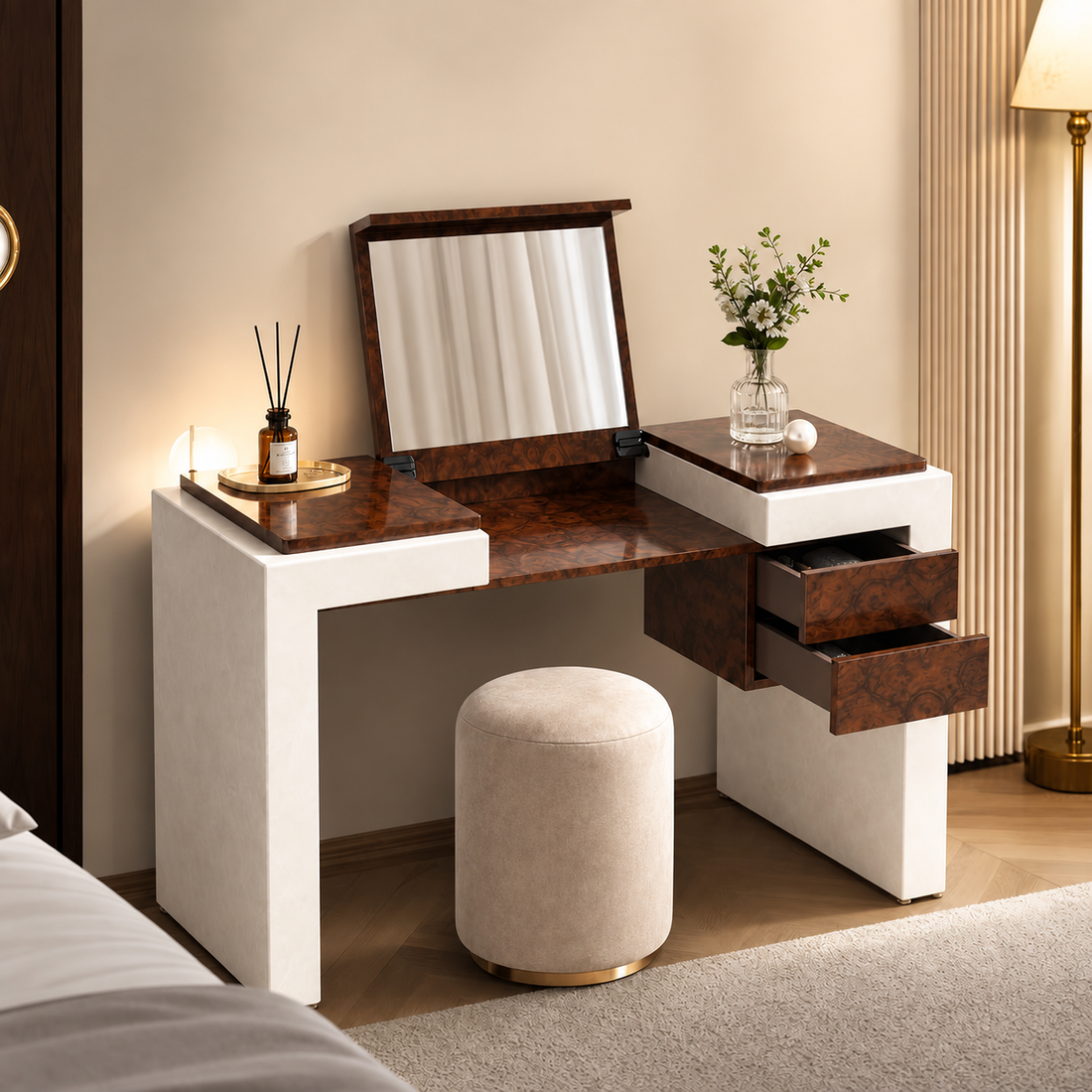 Italian Luxury Marble Vanity Table