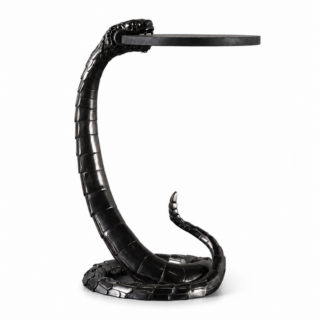 Limited Edition Copper Rattlesnake Side Table