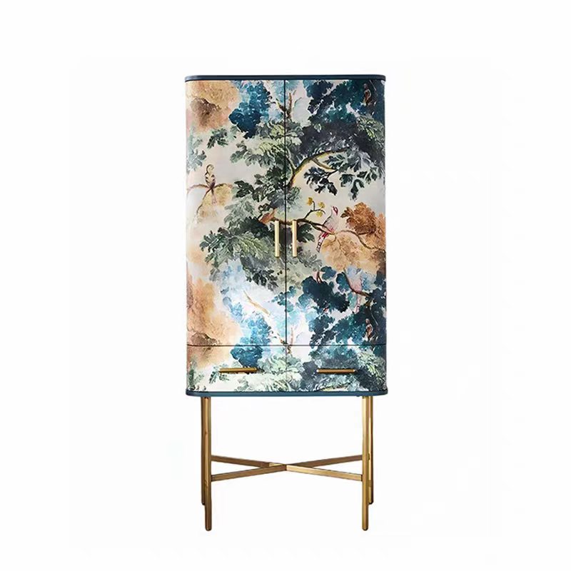Luxury Italian Artistic Wine Cabinet Design