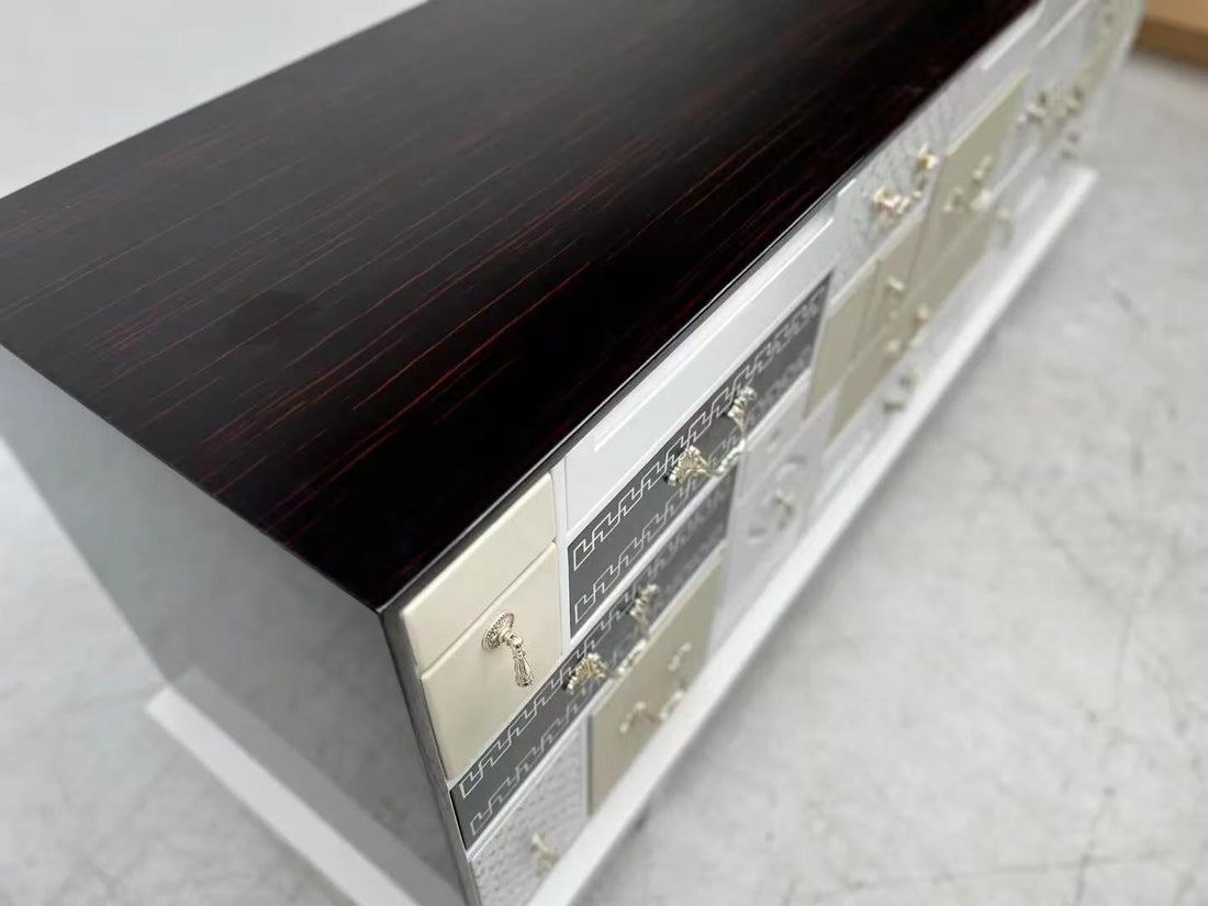 Luxury Italian Carved Wood Sideboard