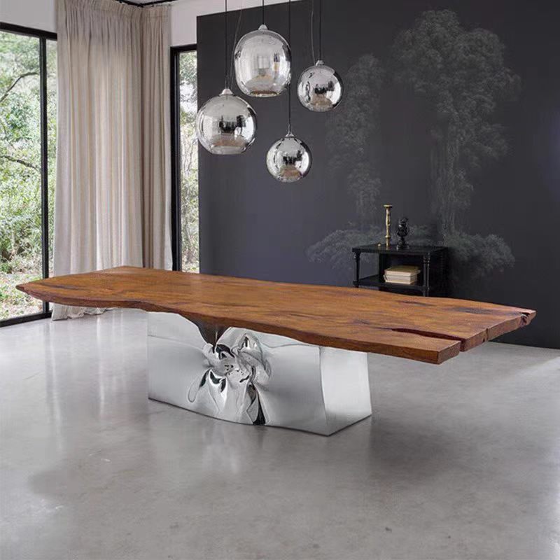 Luxury Italian Irregular Dining Table Design