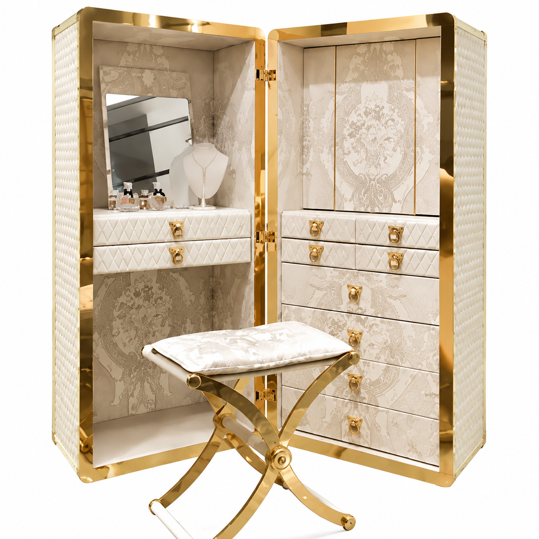 Luxury Italian Jewelry Cabinet Design