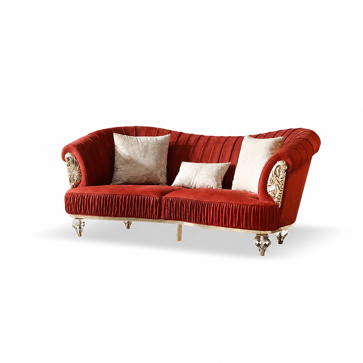 Luxury Italian Old Money Fabric Sofa
